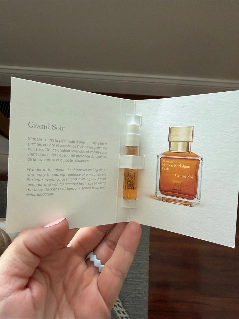 Maison Francis Kurkdjian Grand Soir sample